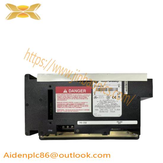 Allen-Bradley 2711-K6C16 PanelView 600 Color Keypad RS-232 (DF1) AC