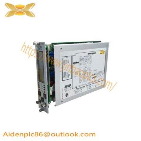 Bently Nevada 3300/20 Dual Thrust Monitor; Manufacturer: bently-nevada