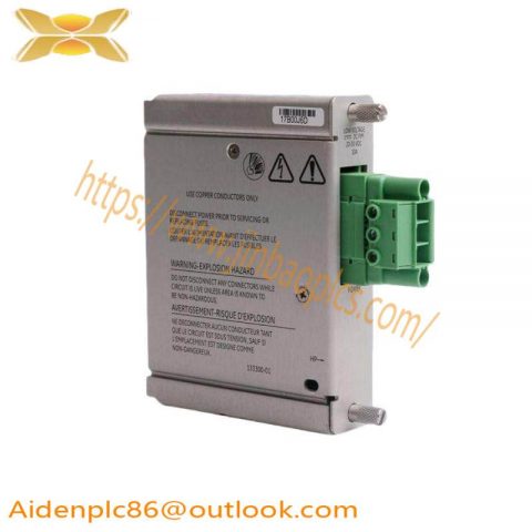Bently Nevada 3500/01-01: Industrial Control System Software for Rack Configuration