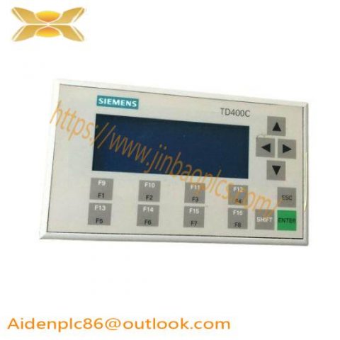 SIEMENS SIMATIC TD400C Operator Panel 6AV6640-0AA00-0AX1, Compact Text Display with Cable & Mounting Accessories