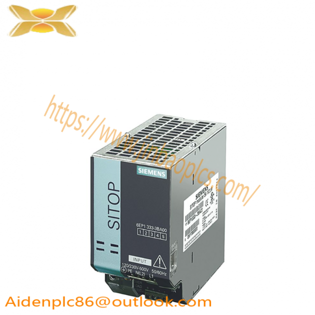 SIEMENS 6EP1 333-3BA00 - Modular Stabilized Power Supply for Industrial Control