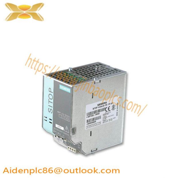 SIEMENS 6EP1 334-3BA00 SITOP Power Supply - Industry Grade Power Solution