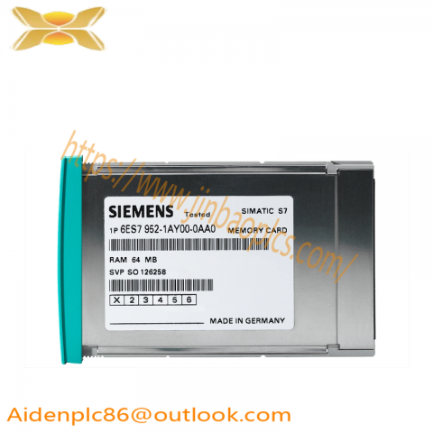 SIEMENS 6ES7952-1KL00-0AA0 MEMORY CARD - Industrial Control Module