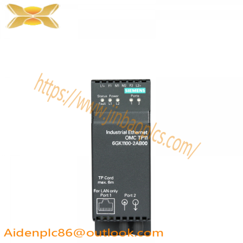 SIEMENS 6GK1 100-2AB00 Optical Media Converter, Ethernet Interface Module