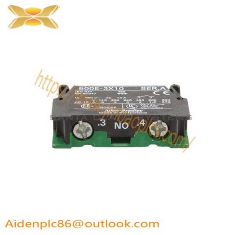 Siemens 800E-3X10 Contact Block for Industrial Control Systems
