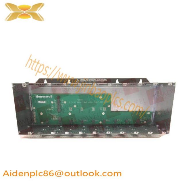 Honeywell 900R08R-0200 Modular I/O Rack, 8 Slot, Red Power Assembly