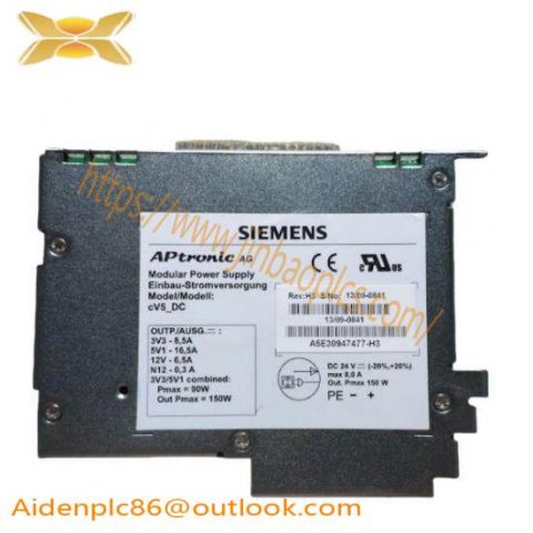 Siemens A5E30947477: Modular Power Supply for Industrial Control Solutions