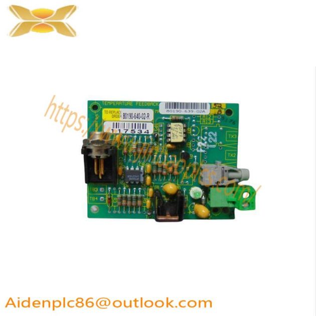 ABB 80190-640-02-R Temperature Feedback Board for Industrial Control Systems