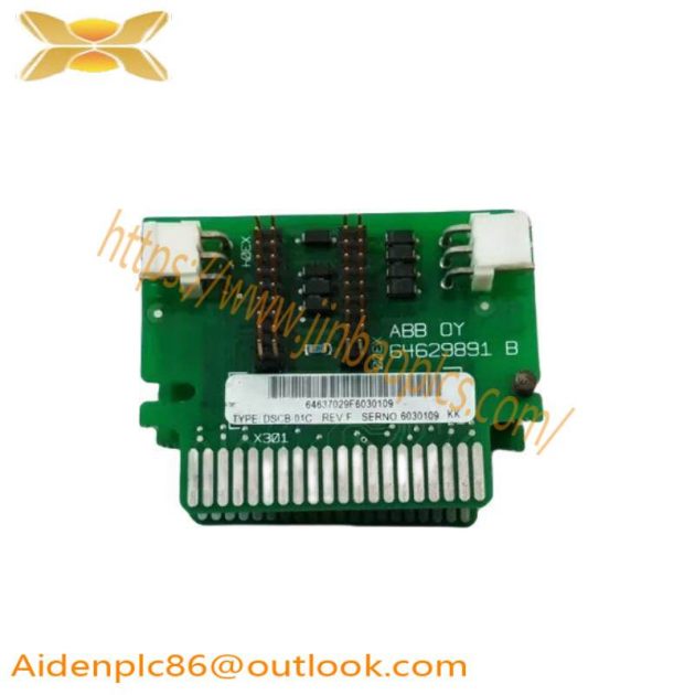 ABB DSCB-01C Connector Board for Industrial Automation, Efficient Signal Transfer