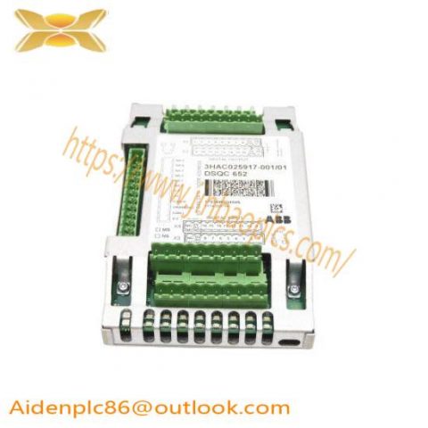 ABB DSQC652 | 3HAC025917-001/01 | I/O Unit for Advanced Manufacturing Solutions
