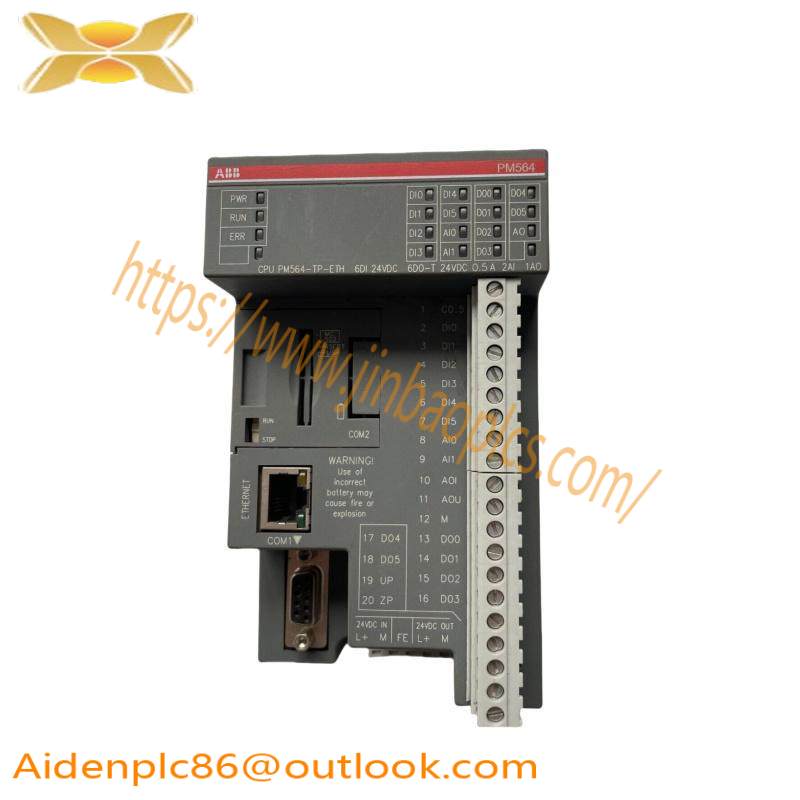 abb_pm564-r-eth_power_supply_module.jpg ABB PM564-R-ETH Power Supply Module, ABB PLC's, Digital Modules, Power Supply