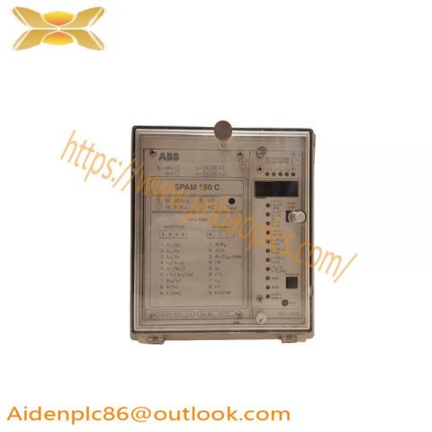 ABB SPAM-150C Motor Protection Relay, Advanced Industrial Safety Solution