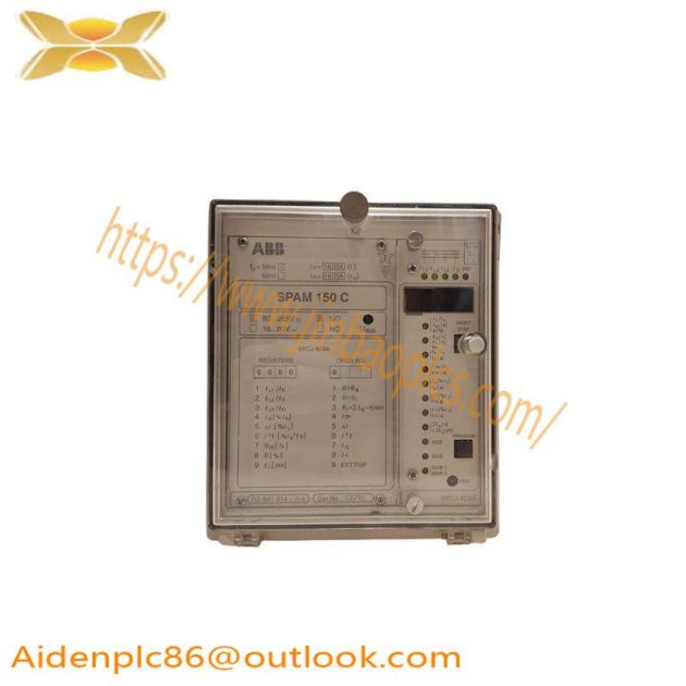 ABB SPAM-150C Motor Protection Relay, Advanced Industrial Safety Solution