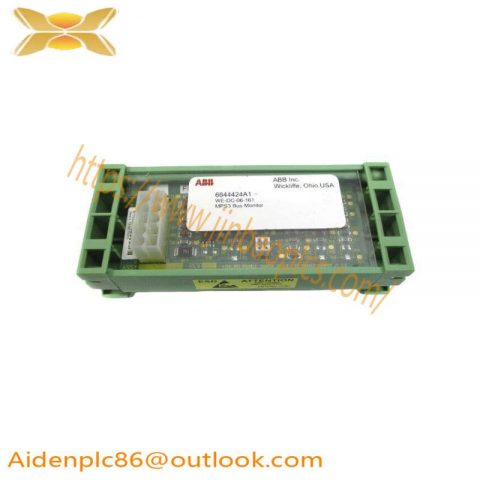 ABB WE-DC-06-161 6644424A1 | Voltage Bus Monitor Assembly, Industrial Automation Solutions