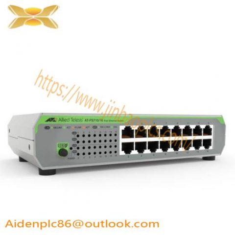 Allied Telesis AT-FS710/16 - High-Speed Unmanaged Fast Ethernet Switch for Industrial Control Applications
