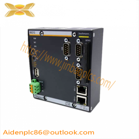 Bachmann PLC MX213 CPU Module, Industrial Control Solutions