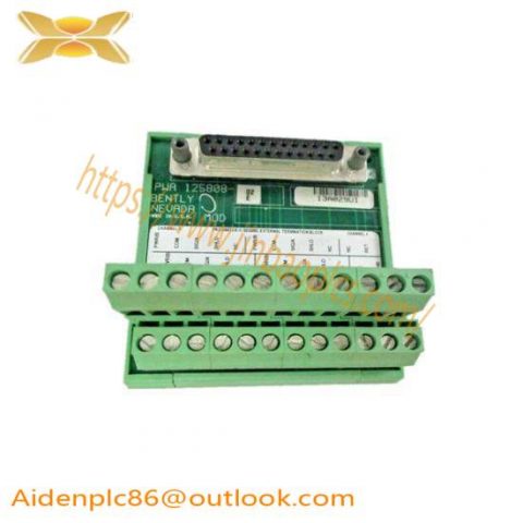 BENTLY NEVADA 125808-02A Terminal Block Board for Industrial Control Solutions