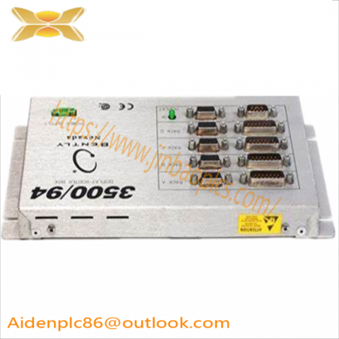 Bently Nevada 3500/94 VGA Display Monitor: Industrial Control Solution for Precision Monitoring