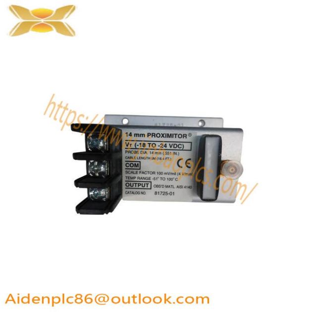 Bently Nevada 81725-02 PROXIMITOR SENSOR, High-precision industrial monitoring solution
