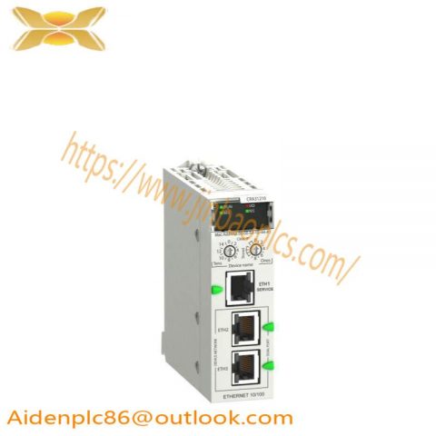 Schneider BMXCRA31210 - Industrial Ethernet RIO Drop Adaptor, Designed for Robust Automation Solutions