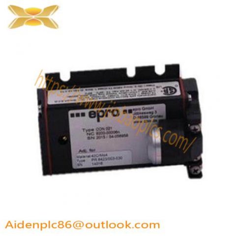 EMERSON A6125 Piezo Vibration Monitor, Precision for Industrial Control