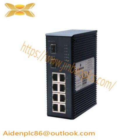 EMERSON IC086SLM082 - 10-Port Managed Switch, High-speed Connectivity for Industrial Control