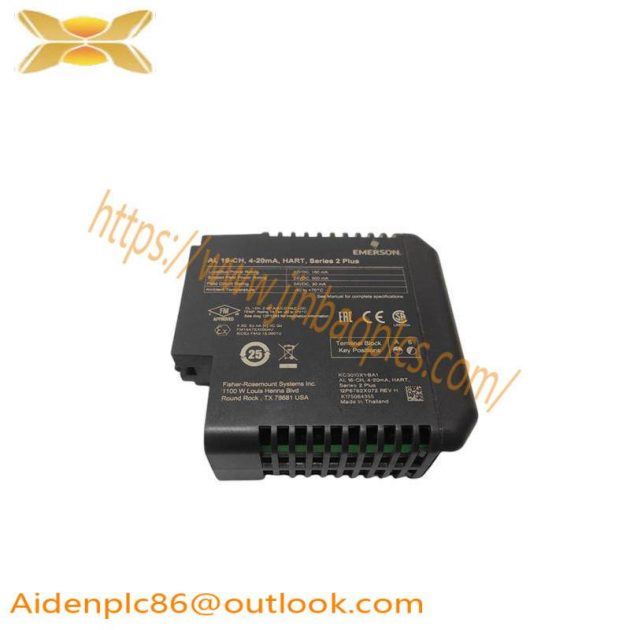 Emerson KC3010X1-BA1: 12P6762X062 Traditional Industrial Input/Output Module