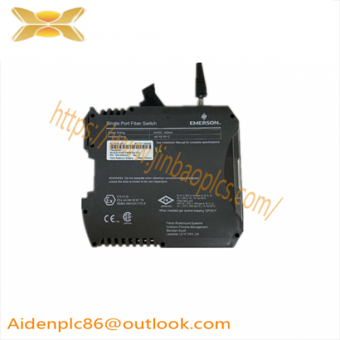 EMERSON KJ1710X1-BA1 Fiber Switch - Industrial Networking Solution