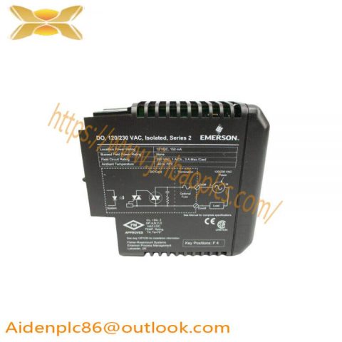 Emerson KJ3209X1-BA1 & VE4002S2T1B1 - High-Performance Output Module for Industrial Automation