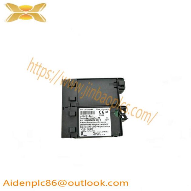 EMERSON KJ3241X1-EA1: Industrial Interface Terminal Block, Advanced Control Solutions