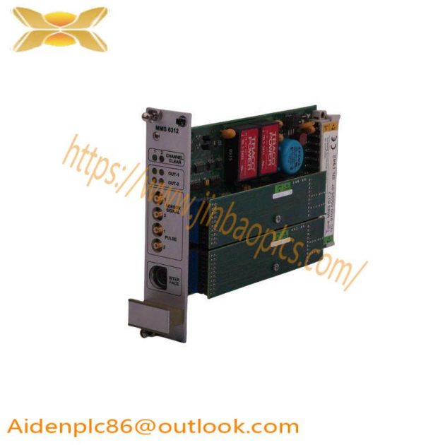 Emerson MMS6312: Dual Channel Rotational Speed Monitor - Precision Control for Industrial Applications