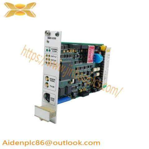 Emerson MMS6350 Digital Overspeed Protection System - High-Performance Module for Industrial Control