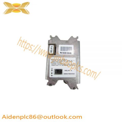 Fisher Controls 38B5786X052 Relay Assembly - Industrial Automation Module