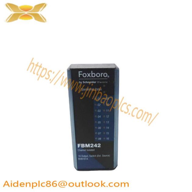 FOXBORO FBM242 RH916TA: Channel Isolated 16-Output Switch for Advanced Industrial Control
