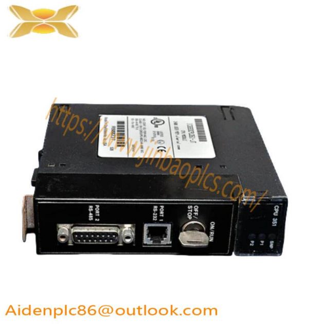GE IC693CPU351 - Single Slot CPU Module for Industrial Control Systems