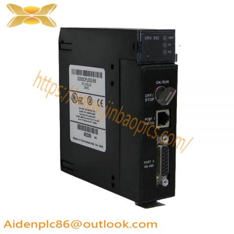 GE IC693CPU352: Single Slot CPU Module, Optimized for Industrial Automation
