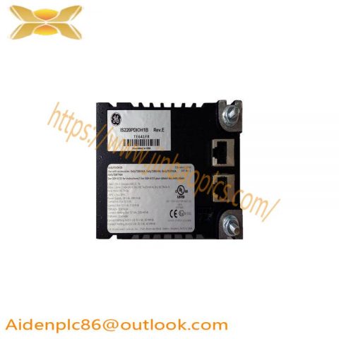 GE IS220PSVOH1A REV E - Advanced Servo Control Pack for Turbine Operations