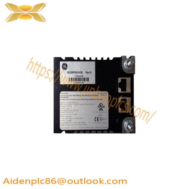 GE IS220PSVOH1A REV E - Advanced Servo Control Pack for Turbine Operations
