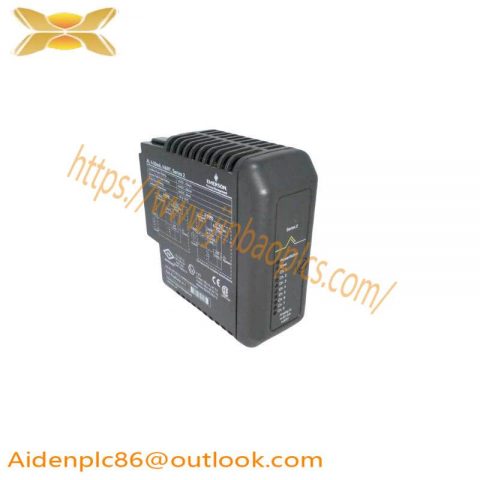Emerson KJ3222X1-BA1: Industrial PLC Input Module, Designed for Precision Control