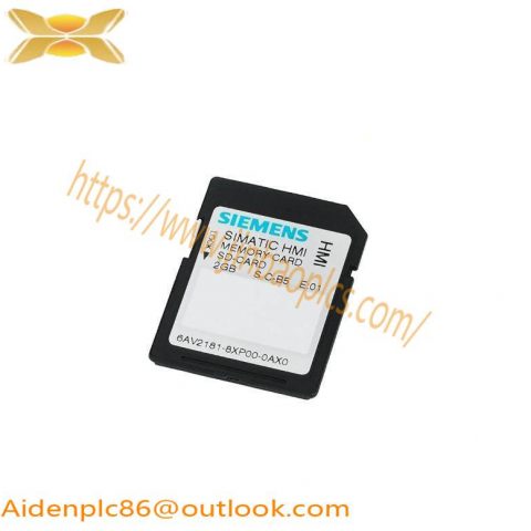 SIEMENS SIMATIC SD Memory Card 6AV2181-8XP00-0AX0, Compact Industrial Storage Solution