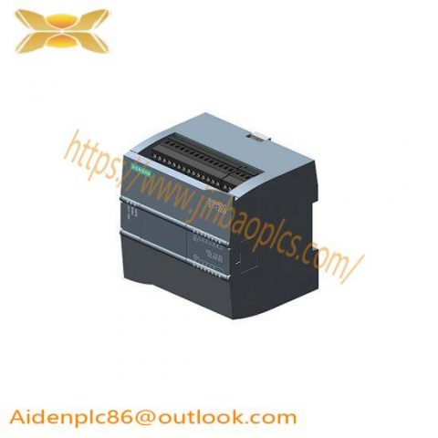 Siemens S7-1200 Compact CPU 1212C, DC/DC/DC, I/O 8 DI/6 DO/2 AI, 20.4-28.8V DC, 75KB Memory