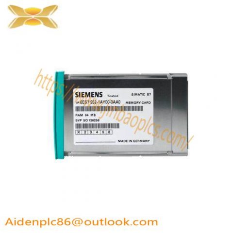 Siemens 6ES7952-0AF00-0AA0 RAM Memory Card for Industrial Control, Advanced Storage Solution