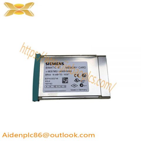 SIEMENS 6ES7952-1AS00-0AA0 - High-Performance RAM Memory Card for S7-400 Control Systems