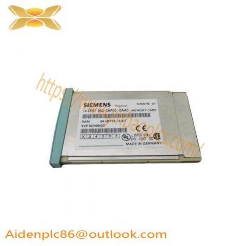 Siemens 6ES7 952-0AF00-0AA0 - High-Performance 4MB RAM Memory Card for Industrial Control