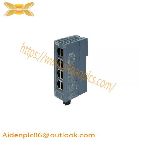 SIEMENS SCALANCE XB008 Unmanaged Industrial Ethernet Switch - 6GK5008-0BA10-1AB2