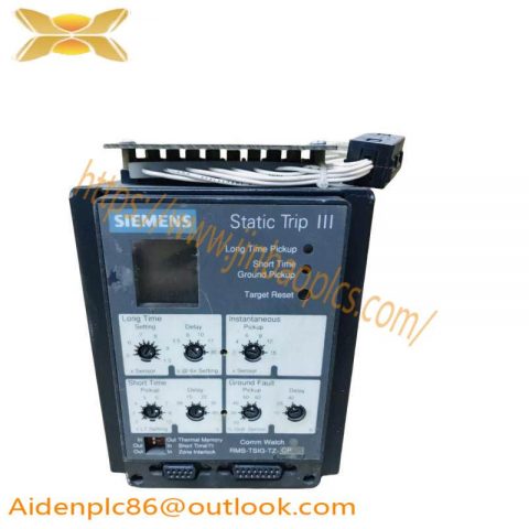 SIEMENS RMS-TSIG-TZ Static Trip Control Module, Advanced Industrial Automation Solutions