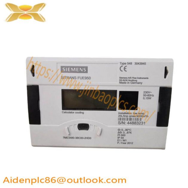 SIEMENS SITRANS FU E950 THERMAL ENERGY, High Precision Thermal Energy Meter