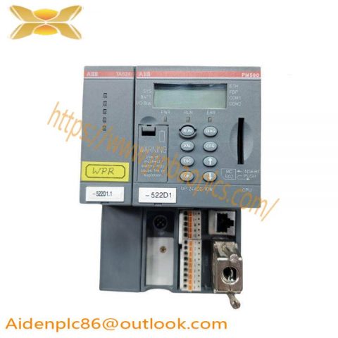 ABB PM590-ETH PLC Automation CPU, High Performance Control Solution