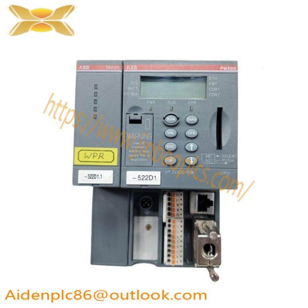 ABB PM590-ETH PLC Automation CPU, High Performance Control Solution
