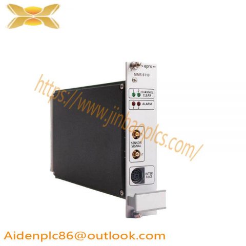 EPRO MMS6110 PLC Power Supply, EPRO Type Designation: PLC, Relative Rotor Vibration Monitor